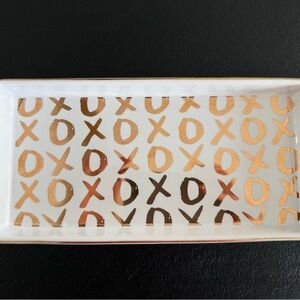 Threshold Gold XO Decorative Tray
